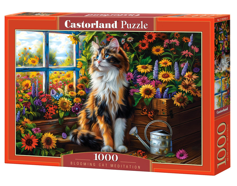 Castorland - Blooming Cat Meditation - 1000 Teile Puzzle - Nur CHF 17.90! Jetzt kaufen auf fluxed.ch