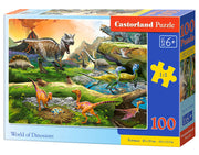 Castorland - World of Dinosaurs - 100 Teile Puzzle