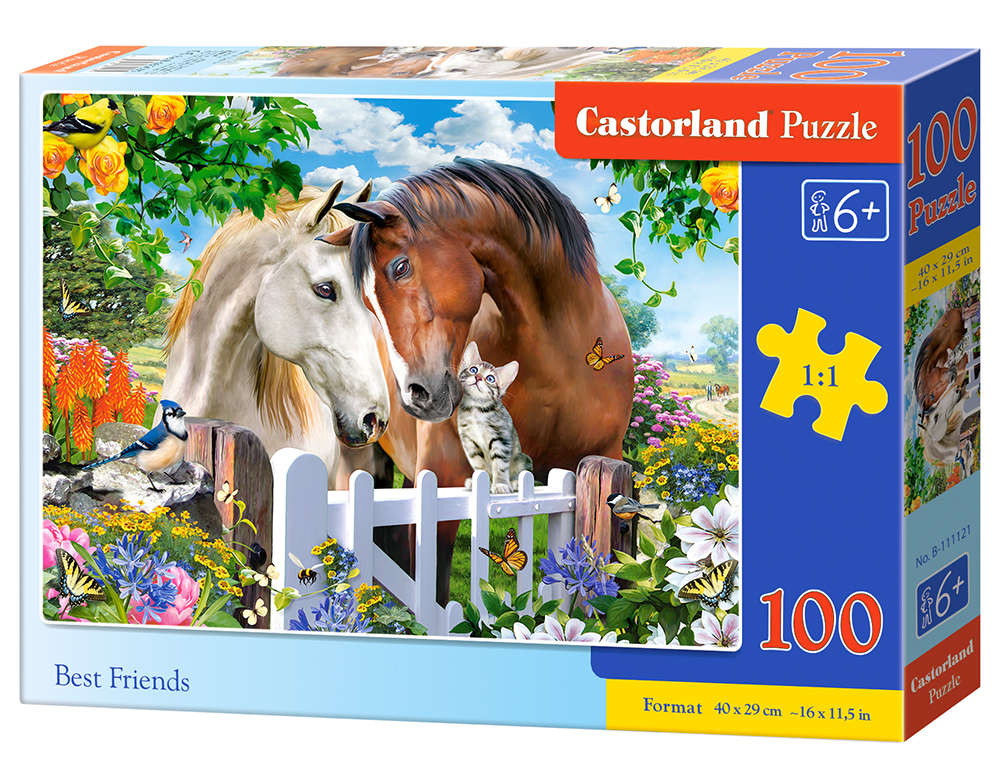 Castorland - Best Friends - 100 Teile Puzzle - Nur CHF 13.90! Jetzt kaufen auf fluxed.ch