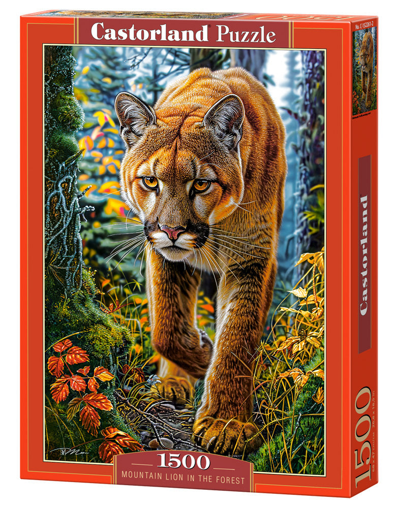 Castorland - Mountain Lion in the Forest - 1500 Teile Puzzle - Nur CHF 19.90! Jetzt kaufen auf fluxed.ch