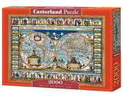 Castorland - Map of the World, 1639 - 2000 Teile Puzzle