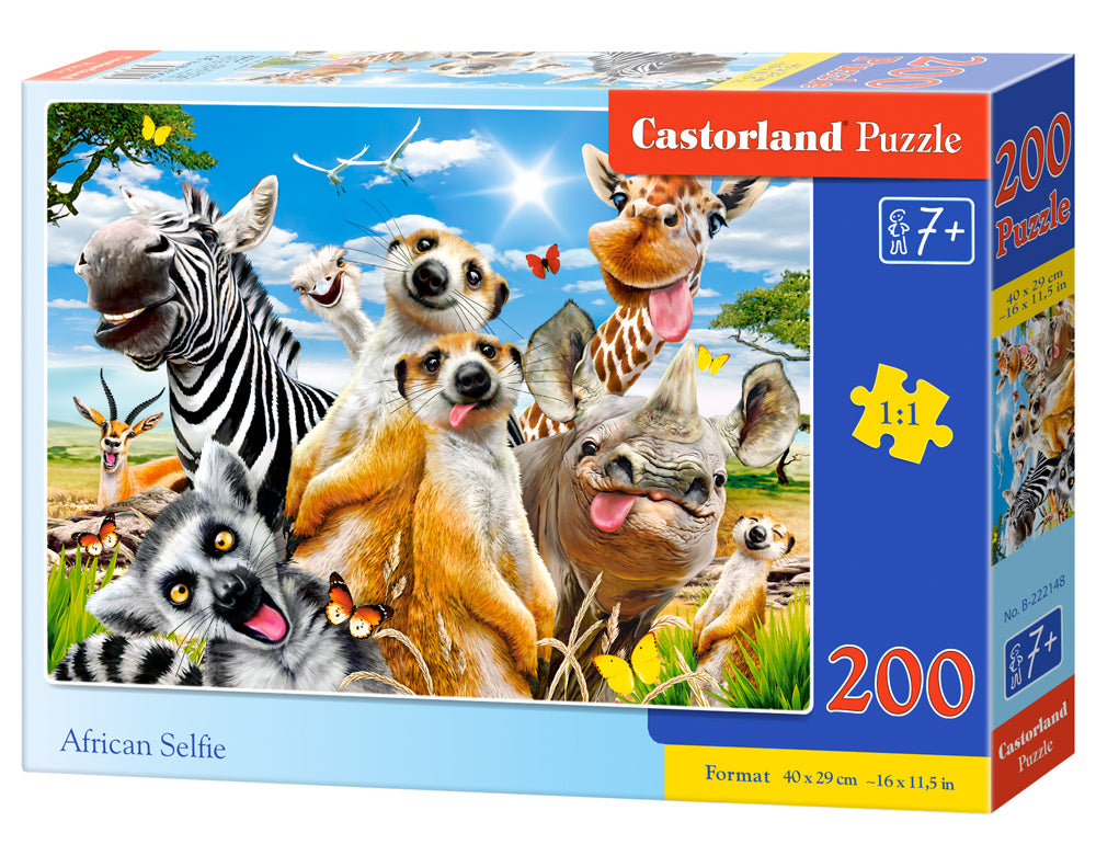 Castorland - African Selfie - 200 Teile Puzzle - Nur CHF 13.90! Jetzt kaufen auf fluxed.ch