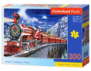 Castorland - Santa`s coming to Town - 200 Teile Puzzle