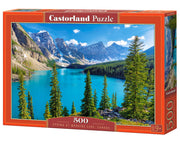 Castorland - Spring at Moraine Lake, Canada - 500 Teile Puzzle