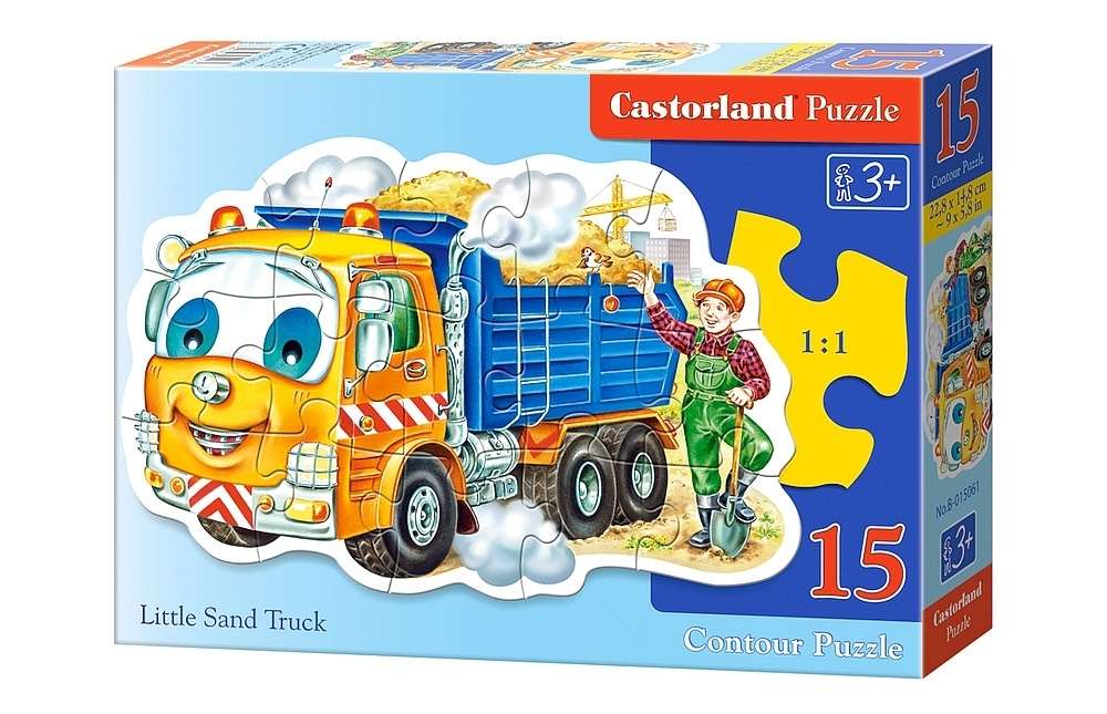Castorland - Lastwagen - 15 Teile - Formpuzzle - ab 3 Jahren - Nur CHF 5.90! Jetzt kaufen auf fluxed.ch