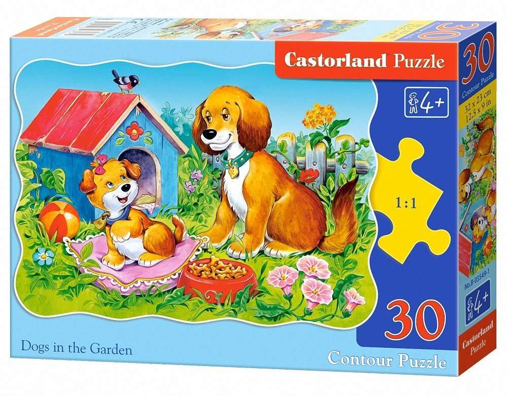 Castorland - Hunde im Garten - 30 Teile - Formpuzzle -ab 4 Jahren - Nur CHF 7.90! Jetzt kaufen auf fluxed.ch