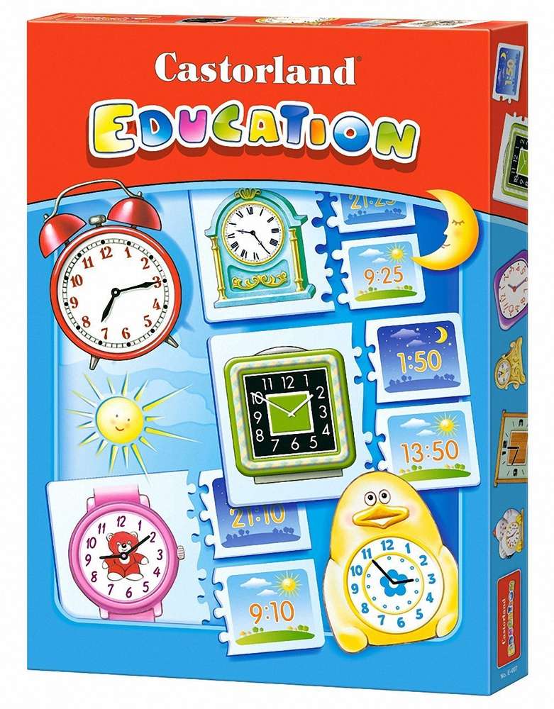Castorland - Die Uhrzeiten - Lernpuzzle mit 21 Teilen - ab 5 J. - Nur CHF 12.90! Jetzt kaufen auf fluxed.ch