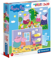 Clementoni - Peppa Pig - 2x20 Teile Puzzles
