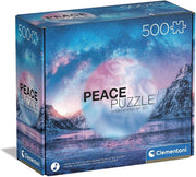 Clementoni - Light Blue - 500 Teile Peace Puzzle