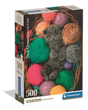Clementoni - Fluffy Kitten - 500 Teile Puzzle