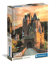 Clementoni - Goldene Stunde auf Schloss Eltz - 1000 Teile Puzzle