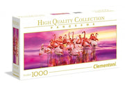 Clementoni - Flamingo Tanz - 1000 Teile Panoramapuzzle