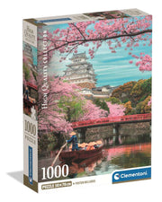 Clementoni - Burg Himeji im Frühling - 1000 Teile Puzzle