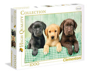 Clementoni - Drei Labradore (Three Labs) - 1000 Teile Puzzle