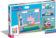 Clementoni - Peppa Pig - 3x48 Teile Puzzles