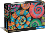 Clementoni - Curly Tails - Color Boom Collection - 500 Teile Puzz