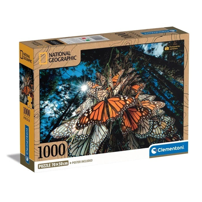 Clementoni - National Geographic: Monarch Schm. - 1000 Teile Puzz - Nur CHF 18.90! Jetzt kaufen auf fluxed.ch