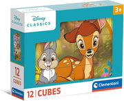 Clementoni - Disney classic - 12 teiliges Würfelpuzzle - ab 3 Jah