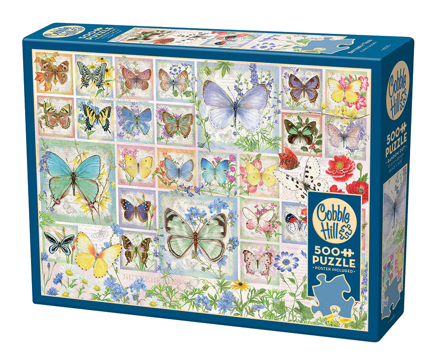 Cobble Hill - Butterfly Tiles - 500 XXL-Teile Puzzle