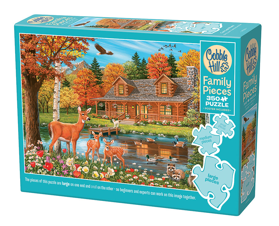 Cobble Hill - Cottage Pond - 350 Teile Family Puzzle