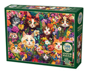 Cobble Hill - Blooming Whiskers - 1000 Teile Puzzle