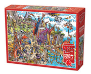 Cobble Hill - Viking Village - Doodle Town - 1000 Teile Puzzle