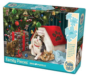 Cobble Hill - Happy Pawlidays - 350 Teile Family Puzzle