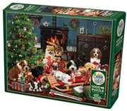 Cobble Hill - Christmas Puppies - 1000 Teile Puzzle