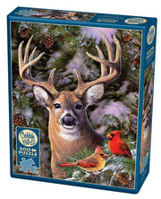 Cobble Hill - One Deer two Cardinals - 500 XXL-Teile Puzzle