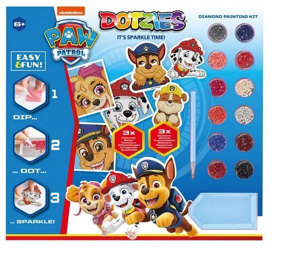 Dotzies - Diamond Painting Set Paw Patrol - ab 6 Jahren