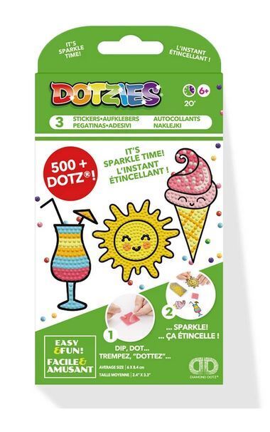 Dotzies - Sticker Sommer - 3er-Set - ab 6 Jahren