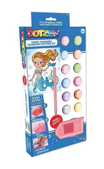 Dotzies - Diamond Dotting Kit Meerjungfrau - ab 6 Jahren