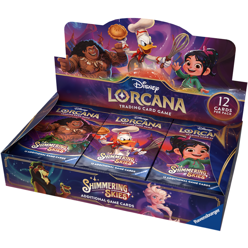 Disney Lorcana | Himmelsleuchten - Display mit 24 Booster Packs - Nur CHF 134.90! Jetzt kaufen auf fluxed.ch