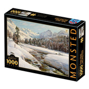 D-Toys - Winterlandschaft in der Schweiz - 1000 Teile Puzzle