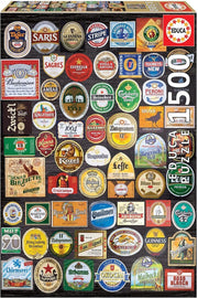 Educa - Bieretiketten-Collage - 1500 Teile Puzzle