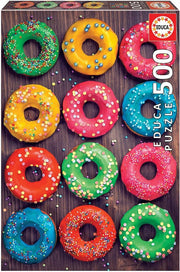Educa - Bunte Donuts - 500 Teile Puzzle