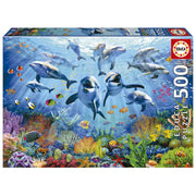 Educa - Party am Meeresgrund - 500 Teile Puzzle