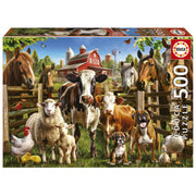 Educa - Farmyard Buddies - 500 Teile Puzzle