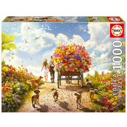 Educa - Blumenkutsche - 1000 Teile Puzzle