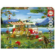 Educa - Camping holiday - 1000 Teile Puzzle