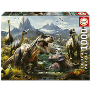 Educa - Wilde Dinosaurier - 1000 Teile Puzzle