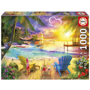 Educa - Liebesstrand - 1000 Teile Puzzle