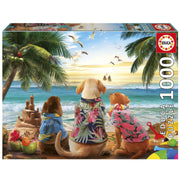 Educa - Hunde am Strand - 1000 Teile Puzzle