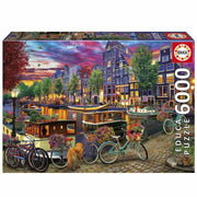 Educa - Fahrräder in Amsterdam - 6000 Teile Puzzle