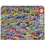 Educa - Chamäleon-Chaos - 1000 Teile Puzzle