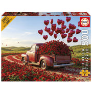 Educa - Valentins-Pickup - 500 XXL-Teile Puzzle