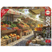 Educa - Sonniger Bauernhofmarkt - 500 XXL-Teile Puzzle