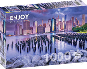 Enjoy Puzzle - Cloudy Sky over Manhattan, New Work - 1000 Teile P