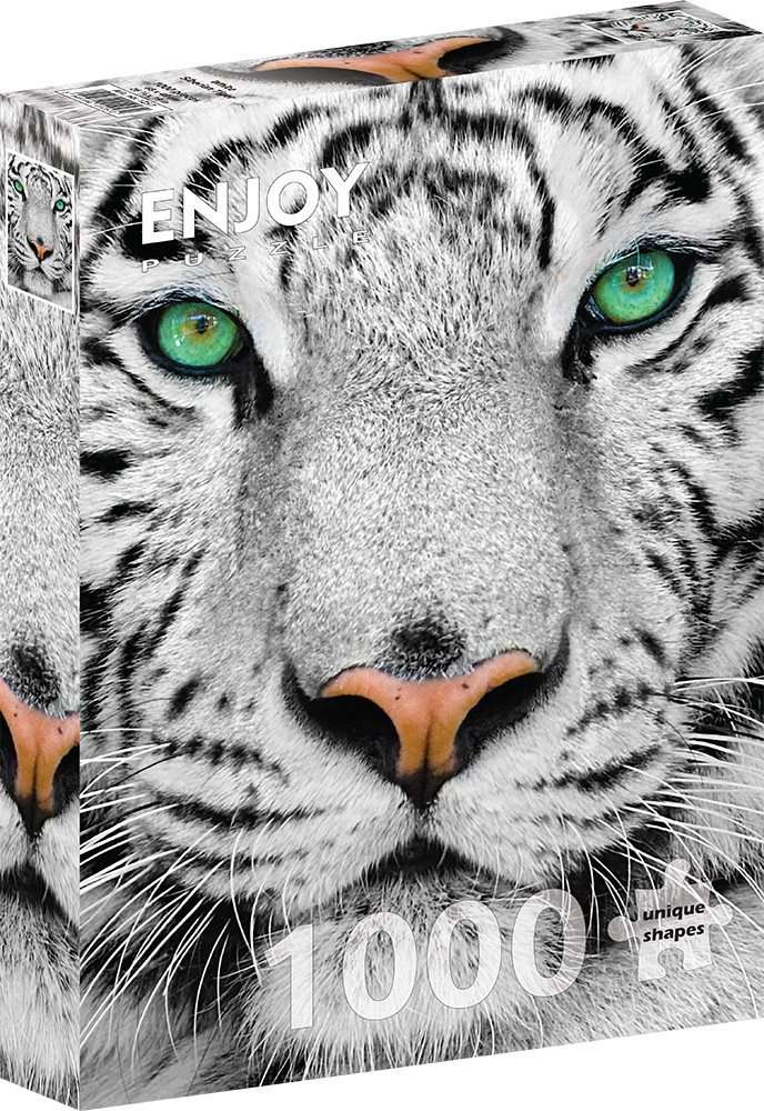 Enjoy Puzzle - White Siberian Tiger - 1000 Teile Puzzle - Nur CHF 19.90! Jetzt kaufen auf fluxed.ch