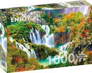Enjoy Puzzle - Plitvice Waterfalls in Autumn - 1000 Teile Puzzle